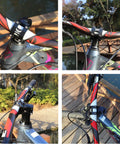 Short 22.2mm Bike Stem 35mm Reach For Mountain Road BMX, 6061 Aluminum Alloy Super Light Handlebar Stem on bike outdoors