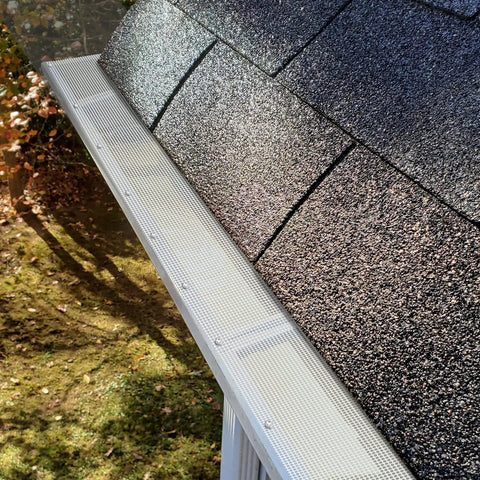 Gutter Guards Kit 48 Ft 35 Pack For 4-Inch, 5-Inch, And 6-Inch Gutters, Universal Stainless Steel Mesh Gutter Guard Covers With Screws, Easy Install, Weatherproof And Corrosion-Resistant Debris Barrier