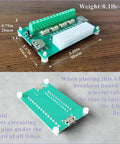 ATX Power Supply Breakout Board Splitter Module For Desktop Use, 12V 5V 3.3V Outputs, USB A Hub Connector, with legs installed