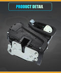 Front Right Passenger Door Latch Lock Actuator Assembly For Chevy Silverado 1500 Tahoe Suburban Traverse detailed view showing 5 pin connector.