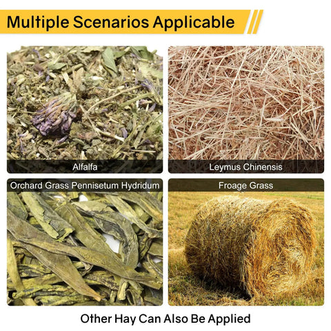 Portable Hay Moisture Tester Probe With Quick 1 Second Reading, Precise Hay Moisture Meter For Bales, 0 To 80 Percent Range, Temperature Humidity Compensation, High Accuracy 0.5 Percent, Easy Field Use On The Go To Prevent Spoilage on hay types