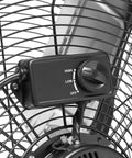 Close-up of control dial on Industrial 24-Inch High Velocity Drum Fan With 215W Motor, Heavy-Duty Metal Housing, Two Speed, Up To 8820 CFM