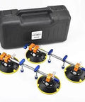Six Inch Seam Setter Pair For Seam Joining And Leveling, Pro Countertop Installation, showcasing vacuum suction cups with case