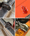 Heavy Duty 1/2 Inch Weld On Clevis Grab Hooks 2 Pack Grade 70 Rigging Hook Set For Trailer Truck Flatbed Tractor Loader