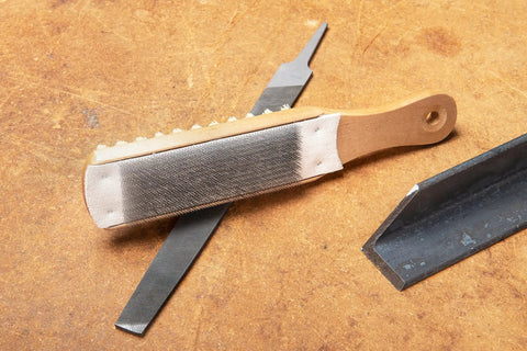 10 Inch File Card And Brush With Wood Base Grip For Hand Files And Rasps Keeps Teeth Clean And Debris Free Easy Grip Tool