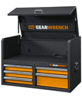 36 Inch 5 Drawer GSX Series Tool Chest With Trigger Lock System Aluminum Drawer Pulls Auto Return Sliding Drawers