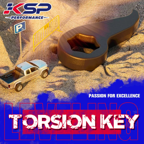 Beefed-Up Adjustable Forged Torsion Bar Key for 2011-2019 Silverado 2500HD 3500HD And Sierra 8-Lug Front Suspension Level Kit
