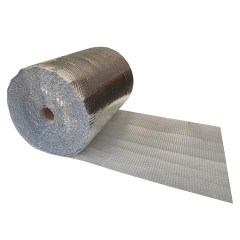 Reflective Bubble Insulation Roll 24 Inch By 125 Foot One Sided Foil Thermal Barrier For Windows Keep Cool In Summer And Stay Warm