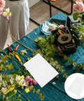 Boss Grade Flower Wrapping Paper Kit 200 Pieces 21x14 CM White Paper for florists on a table with floral tools and flowers