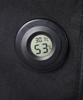 Display showing temperature and humidity on Fireproof 3D Printer Enclosure Kit With Temperature Control And LED Light.
