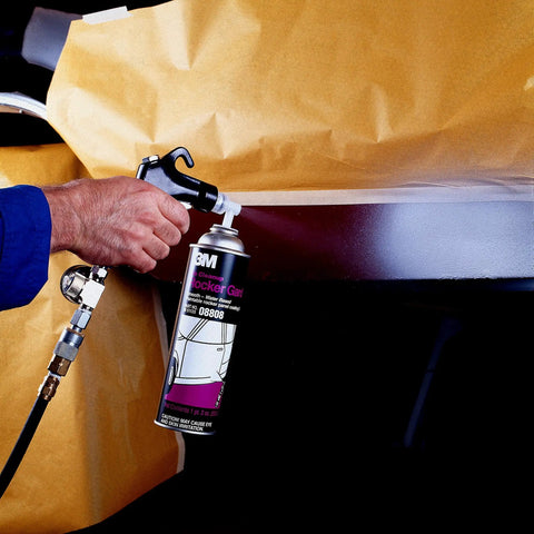 No Cleanup Applicator Gun For Spraying Corrosion Protection Coatings From No Cleanup Cans Rugged Metal Spray Tool In Use