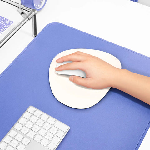 Non Slip Washable Waterproof Mouse Pad For Desk Setup Vanilla Cream Grippy Backing For Zero Slip Easy Clean Surface