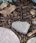 Rock Key Hider Faux Stone With Hidden Slot For Spare Keys in garden, medium size, blends into surroundings