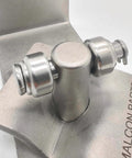 Stainless Steel Upper Hinge And Bearing Plate Assembly Kit For Eliason Double Action Swing System replacement part close-up