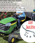 Deck Lift Arm Kit For John Deere L100 LA D Series Tractors With Front Draft Rod Arm Ball Spring Locking Pin Washer And Lock Nut Replacement Parts For Easy Install And No Hassle Performance, GX20497 kit