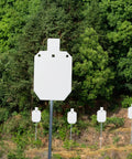 Heavy Duty AR500 Steel Targets For Shooting Range Torso Silhouette Target Metal Gong For Rifle And Pistol Practice 7 By 12 Inch