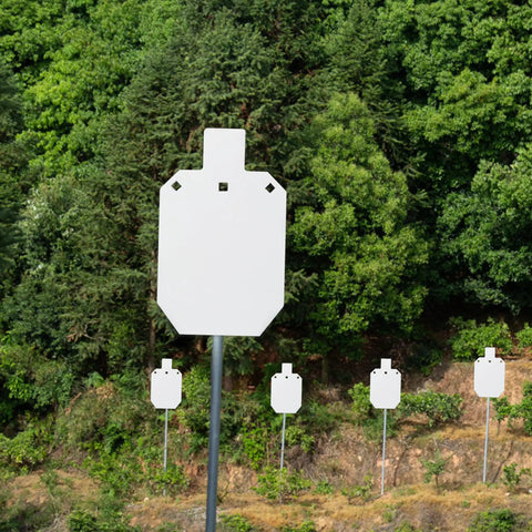 Heavy Duty AR500 Steel Targets For Shooting Range Torso Silhouette Target Metal Gong For Rifle And Pistol Practice 7 By 12 Inch