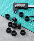 Silicone Top Hat Grommets 10 Pack For 3/4 Inch Drill Hole Waterproof Seal For Wiring And Automotive Firewall Tubing Hydroponics