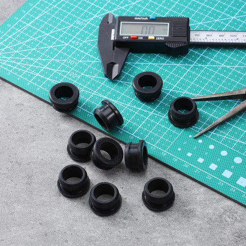 Silicone Top Hat Grommets 10 Pack For 3/4 Inch Drill Hole Waterproof Seal For Wiring And Automotive Firewall Tubing Hydroponics