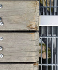 Heavy Duty Self Tapping Screws 410 Stainless Steel 8 X 2 Inch For Metal And Wood 90 Piece Pack securing wood and metal.