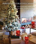 Cozy home setting with Flameless Candle Set With Remote Control And LED Fairy Lights Battery Powered Five Piece Assorted Sizes 4 To 8 Inches.