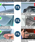 Comparison showing Heavy Duty Purse Organizer Set 2 Pack For Closet with reinforced hooks and thickened fabric vs competitors.