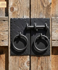 Colonial Style Iron Gate Latch Black Flip Latch Heavy Duty Cast Iron Drop Latch For Barns Sheds Cabinets Shutters And Privacy Doors Antique Door Hardware Replacement Durable Black Finish Easy Install