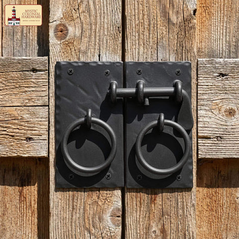 Colonial Style Iron Gate Latch Black Flip Latch Heavy Duty Cast Iron Drop Latch For Barns Sheds Cabinets Shutters And Privacy Doors Antique Door Hardware Replacement Durable Black Finish Easy Install