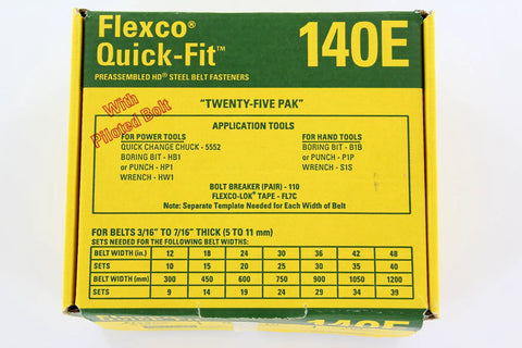 Box Of 25 Quick Fit Bolt Solid Steel Plate Conveyor Belt Fasteners With Piloted Bolts And Nails For Easy Splicing