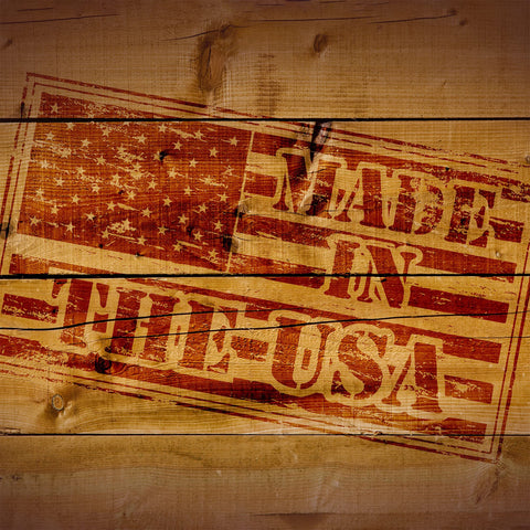 Made in USA stamp on wood for RV Vacuum Breaker Check Valve Protects Fresh Water From Pollutants And Backflow In Your RV Water System Ideal For One Fixture Use For Safe Fresh Water On The Go Made In America.