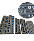 All In One Socket Organizer For 1/4 And 3/8 Drives With SAE And Metric Sizes, foam trays holding socket and bit slots