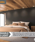 LED PAR16 Long Neck Recessed Spotlight Bulb 7 Watt 75 Watt Halogen Replacement bedroom dimmable lighting scene
