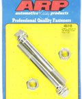 Heavy-Duty Stainless Hex Head Motor Mount Bolt Kit for Frame Mounts, Ideal for GM V6 and V8 Engines packaging