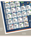 25 Must-Have Landmark Supreme Court Cases Poster for Classrooms 18 by 24 Wall Chart Close-up