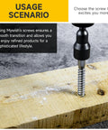Installation of Beefy Heavy Duty Lag Bolts Kit With Washers For Wood Projects 304 Stainless Steel Five Sixteenths Inch Diameter Three Inch Length Partial Thread Bright Finish Twelve Sets Includes Twelve Bolts And Twelve Flat Washers By MYWISH