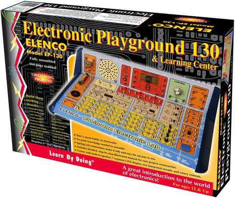 Hands On 130 In 1 Electronic Playground And Learning Center For Beginners Explore Electricity And Physics While Building An AM Radio
