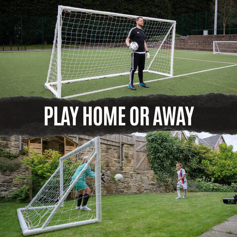 Q Fold Soccer Goal Easy Setup Backyard All Weather 72 By 48 By 24 Inches Includes Net And Ground Pegs No Sag Crossbar
