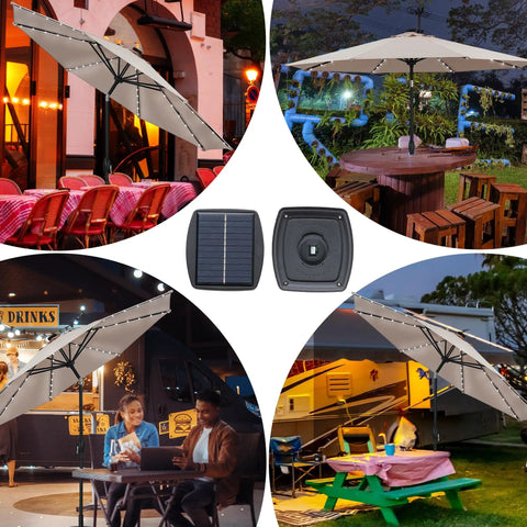 1.2W Solar Panel for Patio Umbrella