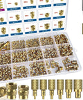 Beefy All In One 506 Piece Metric Threaded Inserts Kit With Heat Set Tips M2 Through M6 For Plastic And 3D Printing Components