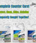 Spray On Granite Sealer For Granite Marble And Travertine Countertops Delivers Long Lasting Protection No Fuss Sealing Bottles Display