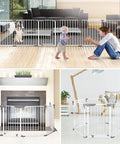 Royale Converta 3 In 1 Play Yard And 151 Inch Wide Baby Gate, 6 configurable panels, 29 inch tall, used as gate and playpen