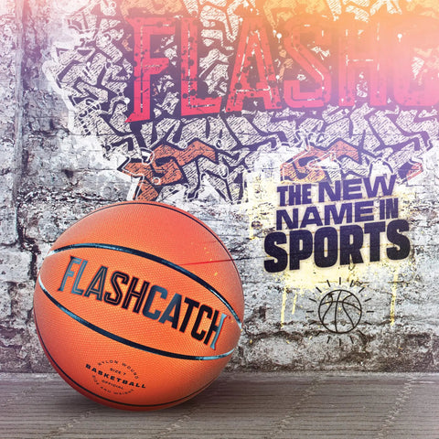 Light Up Basketball Glow In The Dark LED night play for outdoor courts with graffiti backdrop, gift for boys ages 8 to 15.