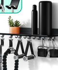 1 Tier Floating Shelf For Tonal Accessories And Home Gym Storage Must Have Wall Mount Gym Rack Metal Organizer With Rounded Edges