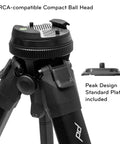 Carbon Fiber Travel Tripod With Pro Level Stability, Fast Setup And Takedown, Ergonomic Ball Head, Ultra Compact, 20 lb Capacity.