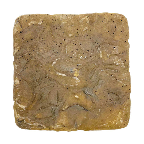 Java Brown Cobblestone Texture Stepping Stone 12.5 Inch Square Concrete Garden Paver For Pathways Patios And Landscaping