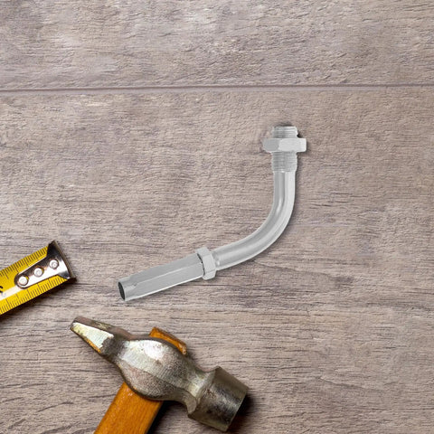 Adjustable Aluminum Clutch Cable Adjuster Screw, 90-degree angle, tool for precise throttle and gear shifts.