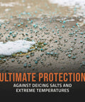 Concrete Sealer One Gallon Covers Up To Four Hundred Square Feet Deep Penetrating Silane Siloxane Formula against deicing salts on concrete.