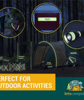 Glow In The Dark Tape With 30 Feet Of 1 Inch Width Premium Industrial Grade Indoor And Outdoor Luminous Tape For Night Time Visibility Easy To Spot Objects And Safer Steps on camping gear and equipment at night.