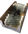 Box of Beefy 9 Inch Roller Frame With 5 Wire Cage For Pro Painters, Acme Heavy Duty Roller Frame Chrome Plated Five Sixteenth Shank