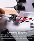 Close-up of tension systems on IFAST Ankle Brace Ankle Stabilizer For Men And Women Game Ready For Basketball Volleyball Soccer And More